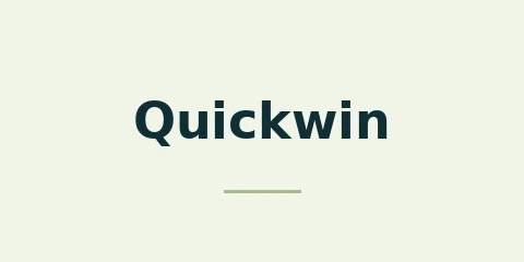 Quickwin