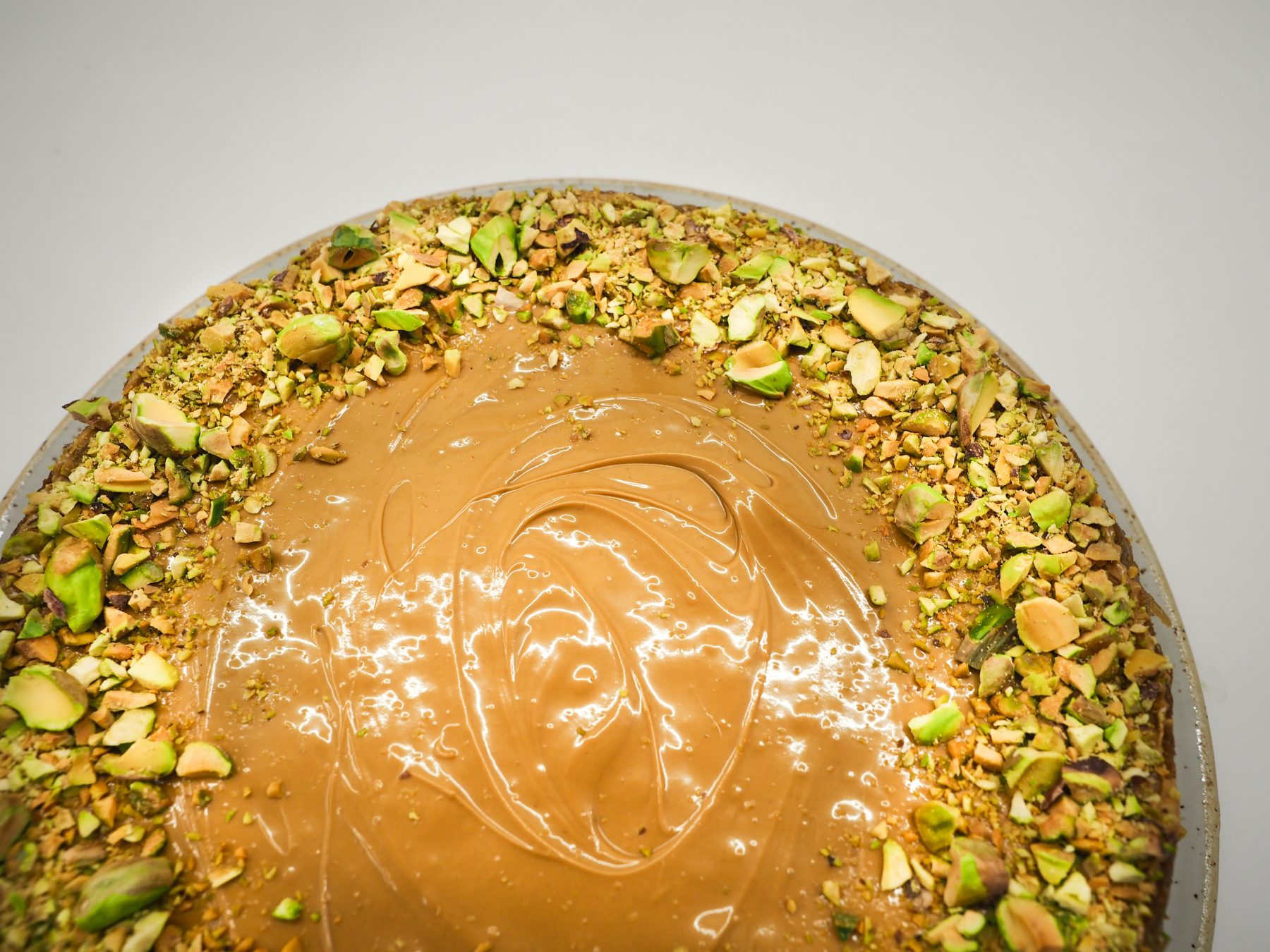 Wegański sernik pistacjowy